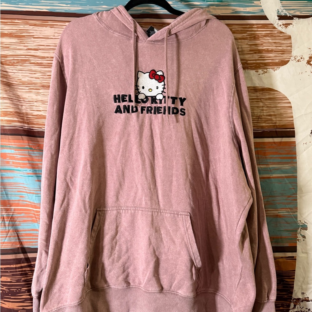 Bioworld Dusty Pink Hello Kitty Hoodie